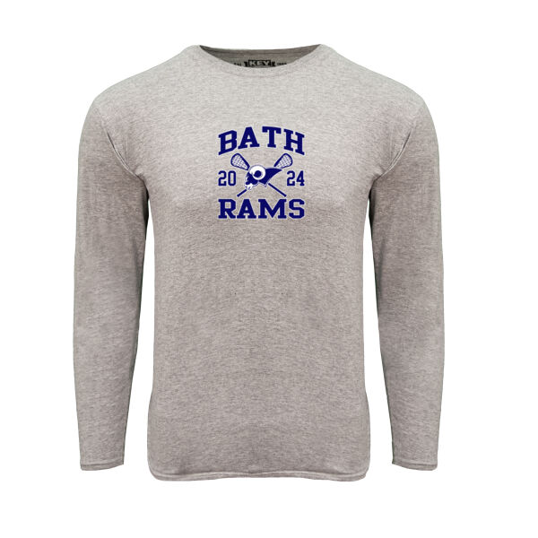 Liberty Long Sleeve Unisex Tee: Gray Thumbnail